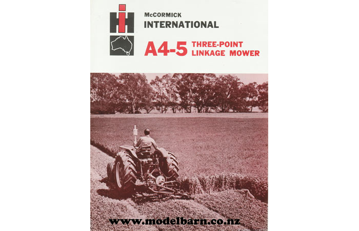 McCormick International A4-5 3-Point Linkage Mower Brochure