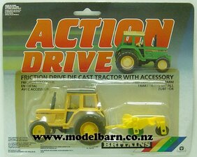 Tractor (yellow) with Discs Set "Action Drive"-other-tractors-Model Barn