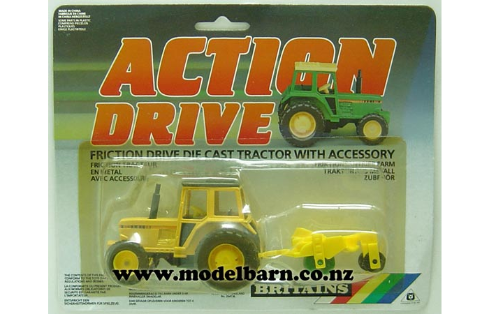 Tractor (yellow) with Discs Set "Action Drive"