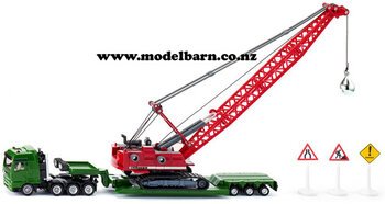 1/87 Liebherr Demolition Crawler Crane Hauler Set-man-Model Barn