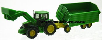 1/87 John Deere 6920S with Loader & 3-Axle Tip Trailer-john-deere-Model Barn