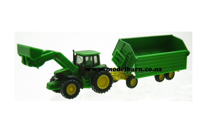 1/87 John Deere 6920S with Loader & 3-Axle Tip Trailer