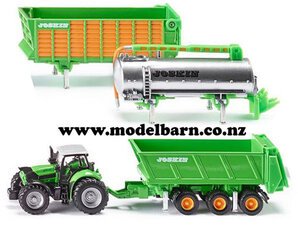 1/87 Deutz-Fahr Agrotron X720 & Joskin Trailer Set-deutz-fahr-Model Barn