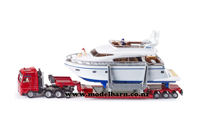 1/87 MAN Heavy Haulage Low Loader & Yacht Set