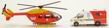 1/87 "Life Flight" Westpac Rescue Helicopter Set Edition 1-ambulance-Model Barn