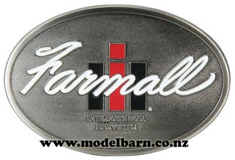 Belt Buckle IH Farmall (pewter)-belt-buckles-Model Barn
