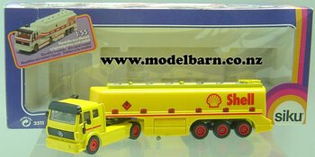 1/55 Mercedes & Semi Shell Tanker Trailer-mercedes-Model Barn