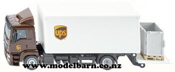 1/50 MAN "UPS" Delivery Truck with Tail Lift-man-Model Barn