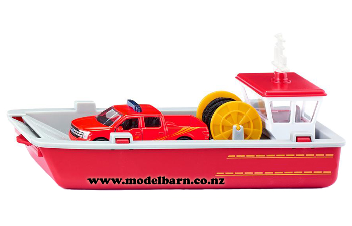 Fire Brigade Boat with Ford F-150 Pick-Up