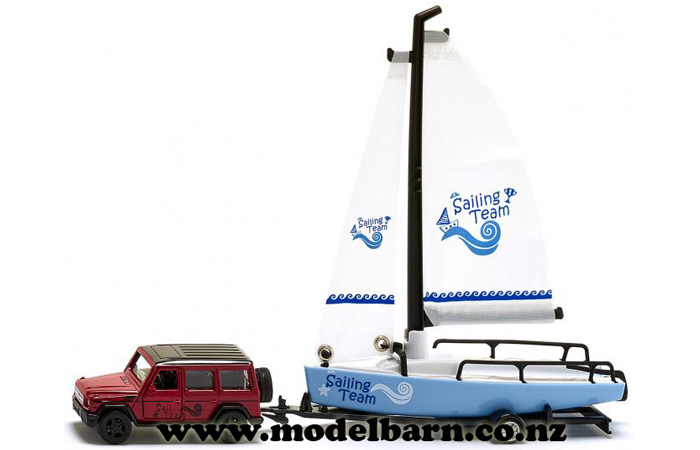 1/50 Mercedes-AMG G65 with Trailer & Sailingboat