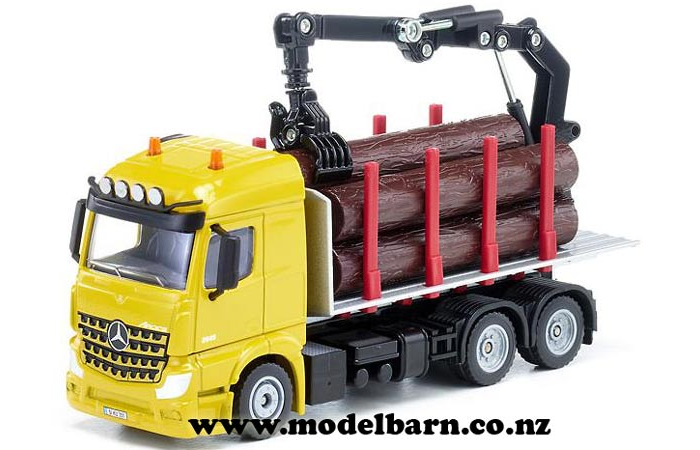 1/50 Mercedes Arocs 2645 Logging Truck (yellow)