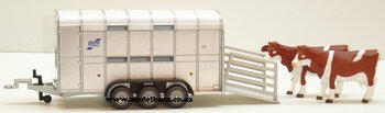 1/32 Ifor Williams Livestock Trailer & Cows-other-farm-equipment-Model Barn