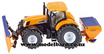 1/50 NH T7070 with Salt Spreader & Front Blade-new-holland-Model Barn