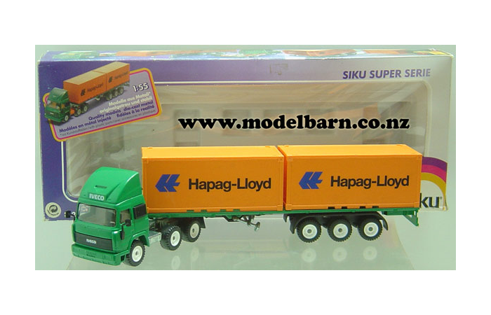 1/55 Iveco Truck with Container Semi Trailer
