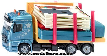 1/50 Mercedes Arocs Prefab House Transporter-mercedes-Model Barn