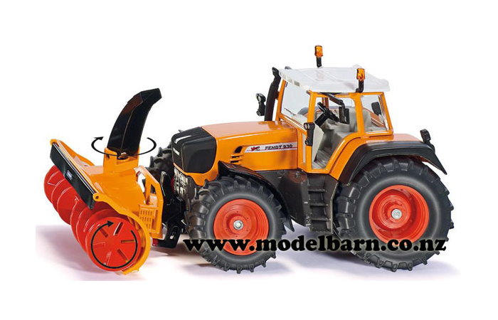 1/32 Fendt 920 Vario (orange) with Front Snow Blower