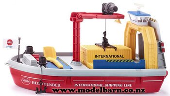 Container Ship Set "Siku World"-boats-and-other-watercraft-Model Barn