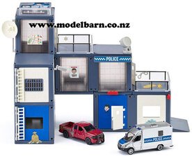 Police Station Play Set "Siku World"-parts,-accessories-and-buildings-Model Barn