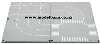 Road Crossings & Curved Road Sections Set "Siku World"-parts,-accessories,-buildings-and-games-Model Barn