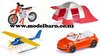 VW Beetle, KTM Motorbike & Camping Tent Leisure Set