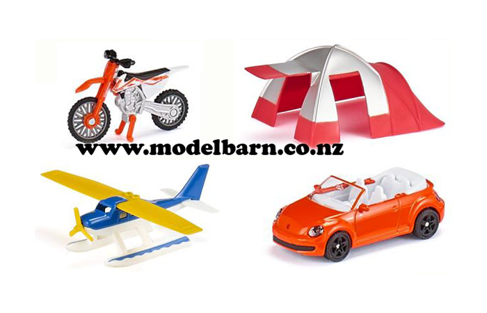 VW Beetle, KTM Motorbike & Camping Tent Leisure Set