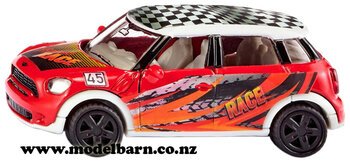 Mini Countryman "Race" Kitset (red & white, 75mm)-mini-Model Barn