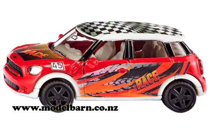 Mini Countryman "Race" Kitset (red & white, 75mm)