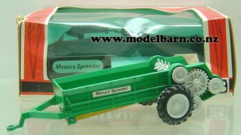 1/32 Manure Spreader (green & yellow, straw box, 1970s)-other-farm-equipment-Model Barn