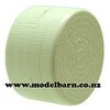 1/32 Round Silage Bale Siku (wrapped, white)