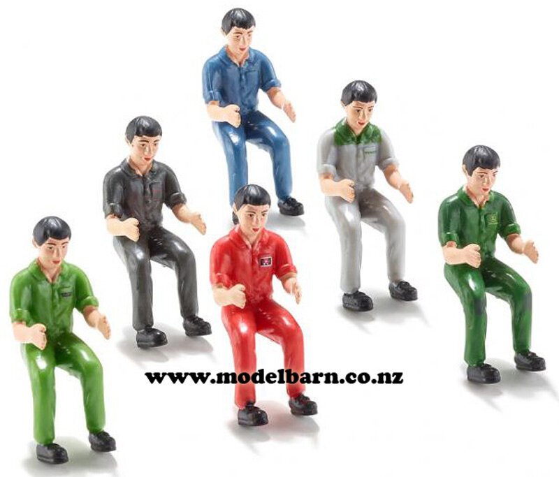 1/32 Tractor Drivers (6) Siku Accessories & MiscellaneousAnimals