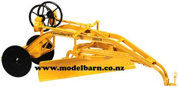 1/16 Caterpillar No. 1 Terracer Grader (yellow & black)-caterpillar-Model Barn