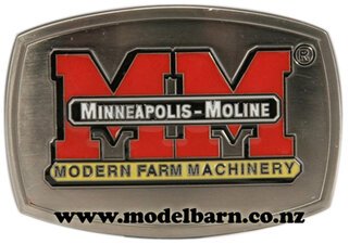 Belt Buckle Minneapolis-Moline (pewter)-belt-buckles-Model Barn