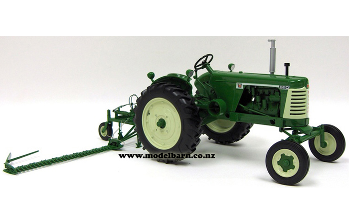 1/16 Oliver 660 Rowcrop Petrol & No.84 Sickle Bar Mower