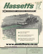 Hassett's Rotary Grass Mower Brochure-other-brochures-Model Barn