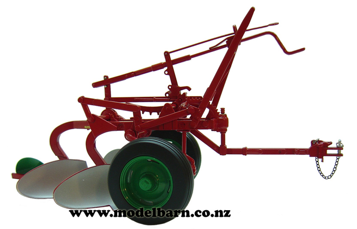 1/16 Oliver No. 100 2-Furrow Plough on rubber