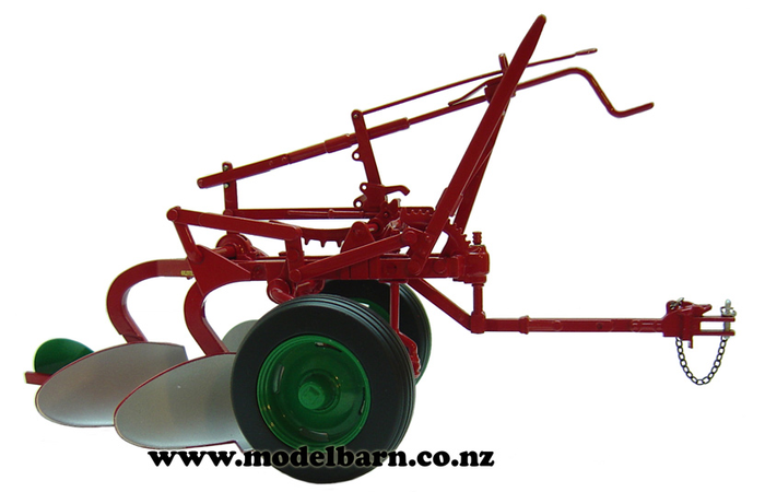 1/16 Oliver No. 100 2-Furrow Plough on rubber