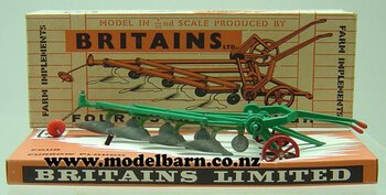 1/32 4-Furrow Towed Plough (1970s)-other-farm-equipment-Model Barn
