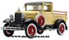 1/18 Ford Model A Pick-Up (1931, Bronson Yellow)