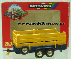 1/32 Salop MT50 Livestock Trailer (blue & yellow)-other-farm-equipment-Model Barn