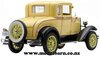1/18 Ford Model A Coupe (1931, Bronson Yellow)