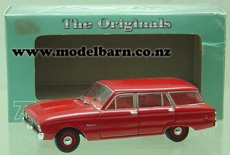 1/43 Ford XK Falcon Station Wagon (1961, Torch Red)-ford-Model Barn