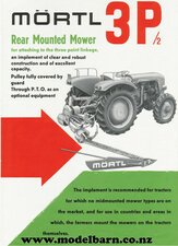 Mortl 3P/2 Rear Mounted Mower Brochure-other-brochures-Model Barn