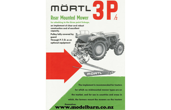 Mortl 3P/2 Rear Mounted Mower Brochure