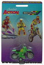 1/32 Motorcross Motorbike (green) with Rider-motorbikes-and-atvs-Model Barn