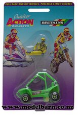 1/32 Off Road Buggy (green) with Rider-motorbikes-and-atvs-Model Barn