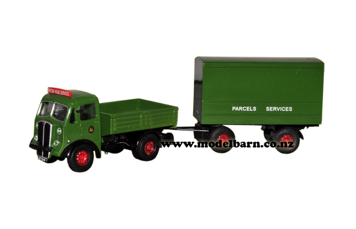 1/76 AEC Ballast Truck & Van Trailer "British Road Services"