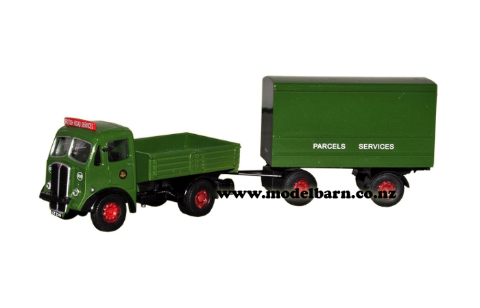 1/76 AEC Ballast Truck & Van Trailer "British Road Services"