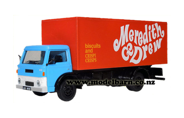 1/76 Ford D Series Box Truck "Meredith & Drew"