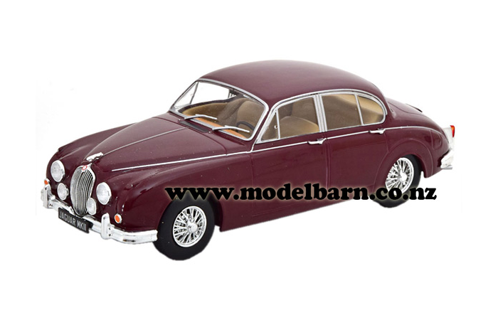 1/24 Jaguar Mk II (1960, burgundy)