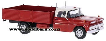 1/43 Chev C30 Truck (1961, red & white)-chevrolet-and-gmc-Model Barn
